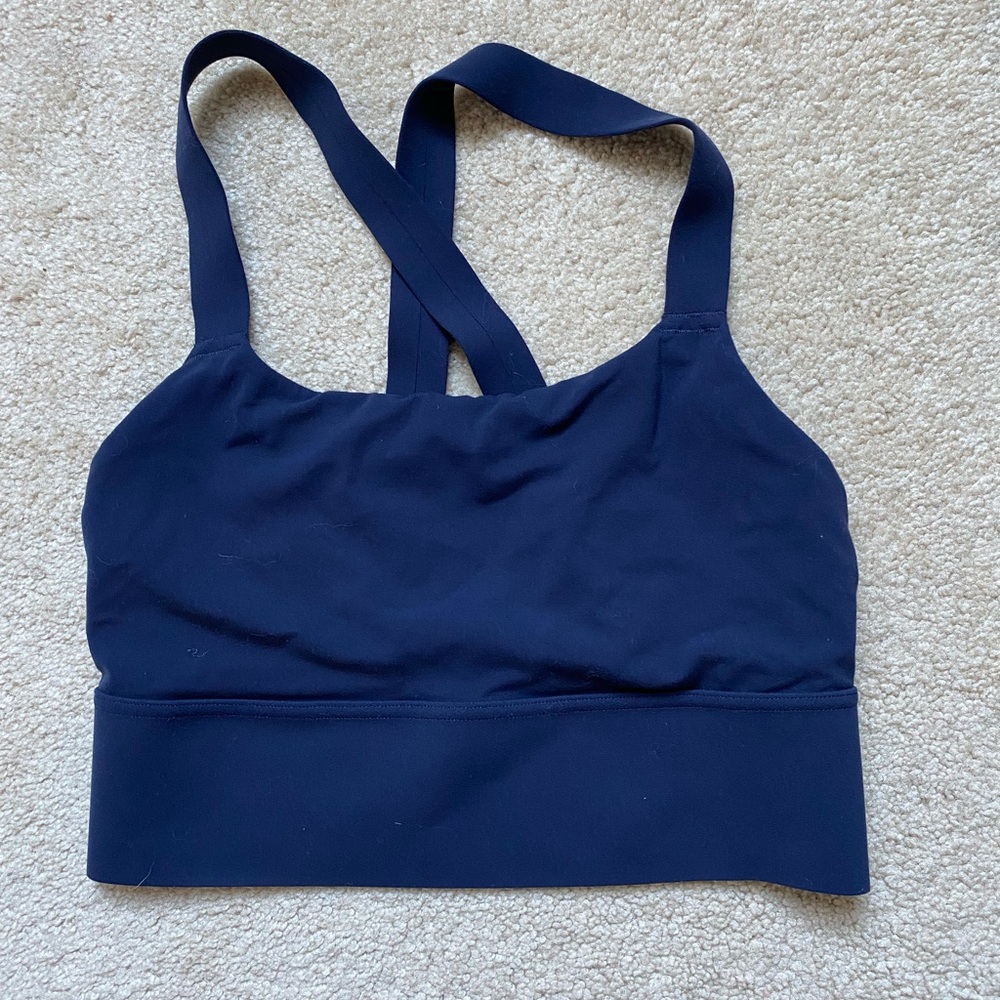 Athleta sports bra- xs- navy blue